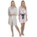 Born 3-Piece Yummy Robe Set with Cami and Shorts