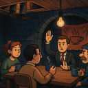 Calling to order a meeting of the Secret-Not-So-Secret coffee club