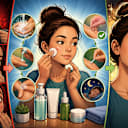 The correct way to deal with a zit is to: