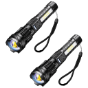 2-Pack: AXL Telescoping Tactical Flashlight