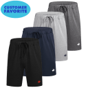 4-Pack: Nextex Apparel Pacific Polo Club Men's Cotton Lounge Shorts with Pockets