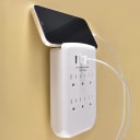 4-Pack: Clear Power 6-Outlet Wall-tap with 3 USB-A and 1 USB-C