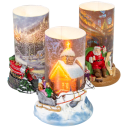 Thomas Kinkade 3D LED 6" Candle With Base