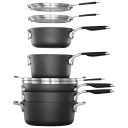 Calphalon Premier Space Saving Hard Anodized Nonstick 10-Piece Cookware Set