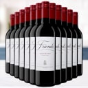 12-Pack: Pedroncelli Friends White or Red Wine
