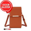 Donna & Becky Daisy Double Compartment Phone Crossbody with Metal Bar