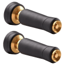 2-Pack: SmartHome Power Stream Brass Hose Nozzle