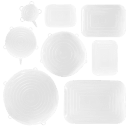 California Home Goods 8-Piece Multi-Shape Reusable Silicone Lids