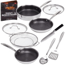 Copper Chef 3D Matrix Non-Stick Stainless Steel Cookware Set