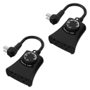 2-Pack: HBN Outdoor Light Timer