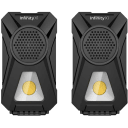 2-Pack: Infinity X1 Rechargeable BlueTooth LED Worklight Speakers