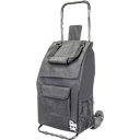 dbest Products Trolley Dolly Foldable Rolling Tote - Black