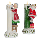 Valerie Parr Hill Holiday Character with Illuminated Candle