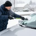 2-Pack: iHOM 26-Inch Snow Brush and Ice Scrapers