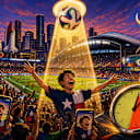 World cup soccer games in Houston, my 1 min and 16 seconds of fame? LOL