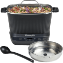 PowerXL StirMax Multi-Cooker Bundle with Steamer Basket and Ladle