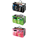 3-Pack: XIX Travel Tote Bag & Cosmetic Organizer