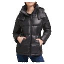 Kenneth Cole Hooded Quilted Puffer