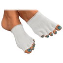 Extreme Fit Scented Recovery Open Toe Gel Compression Socks