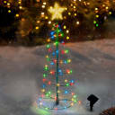 Touch Of ECO Merrylite Solar LED Metal Christmas Tree Stake Light