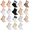 18-Pack: Circus Ny by Sam Edelman Crew Socks