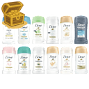 10-Pack: Dove Antiperspirant Deodorant Roll-On Stick Mix