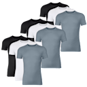 9-Pack: Hanes Originals SuperSoft Men's Crewneck Short Sleeve Tees