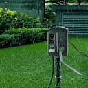 2-Pack: 6-Outlet Light Sensing 25FT Outdoor Power Stake w/ Remote