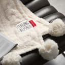 Peace Love World Oversized Cable Knit Throw