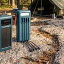 2-Pack: Letscom 30,000mAh Solar Power Bank with Integrated Cables