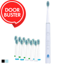 Pursonic Whitening Rechargeable Sonic Toothbrush with 12 Brush Heads