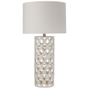 Stone & Beam 18" Ceramic Geometric Cut-Out Table Lamp