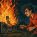 Torching a Speaker Dock (In Days of Yore)