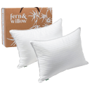 2-Pack: Fern & Willow King Size Luxury Gel Fiber Pillows