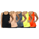 5-Pack: Galaxy by Harvic Women's Moisture Wicking Performance Racerback Tanks