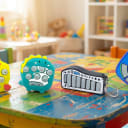 4-Pack: Whack-A-Pals, XyloWhizz & ReactionWhizz Keychain Game Bundle