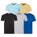 5-Pack: Pacific Polo Club Men's Short Sleeve Crew Neck T-Shirts