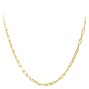 Savvy Cie 18" Paperclip Necklace in 18K Gold Plated or Sterling Silver