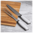 The Japanese Steel Carving Knife and Fork Set