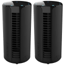 2-Pack: Vornado ATOM 1 Compact 360° Oscillating Tower Circulator