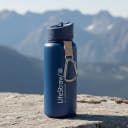 SideDeal Daily: 2-Pack: LifeStraw Go 24oz Stainless Steel Insulated Water Filter Bottle