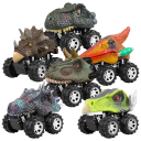 6-Pack: Hakol Dinosaur Car Toy Set