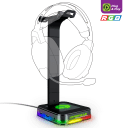 HyperGear RGB Command Station Headset Stand