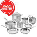 Cuisinart 11-Piece Chef's Classic Professional Stainless Cookware Set