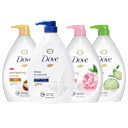 4-Pack: Dove Shower Gel Body Wash with Pump