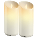 2-Pack: Lifestyle Advanced True Wireless Stereo LED Candle Bluetooth Speaker