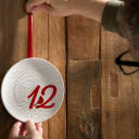 Temp-tations 12-Piece Winter Woodland 6" Plates with Ribbons