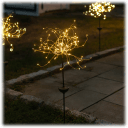 2-Pack: Touch of ECO Twinkle-Lite Solar Panel LED Garden Stake Lights
