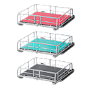 2-Pack: Pop-It Expanding Sliding Organizers with Liners
