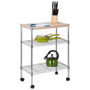 Honey-Can-Do 3-Tier Rolling Dining Cart